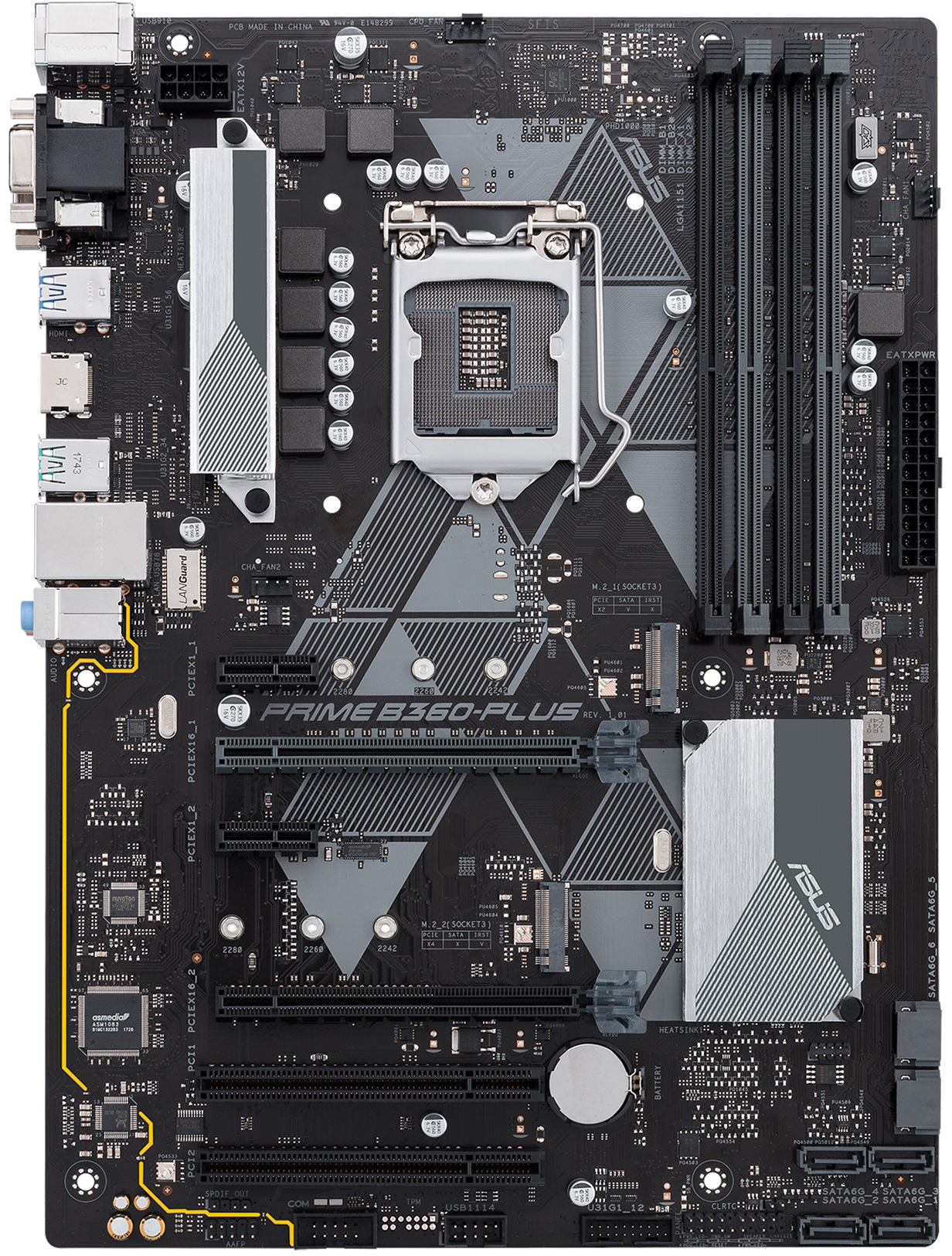 Asus Prime B360 Plus Motherboard Specifications On MotherboardDB